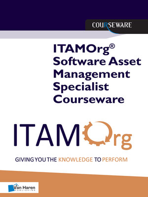 cover image of ITAMOrg&#174; Software Asset Management Specialist Courseware